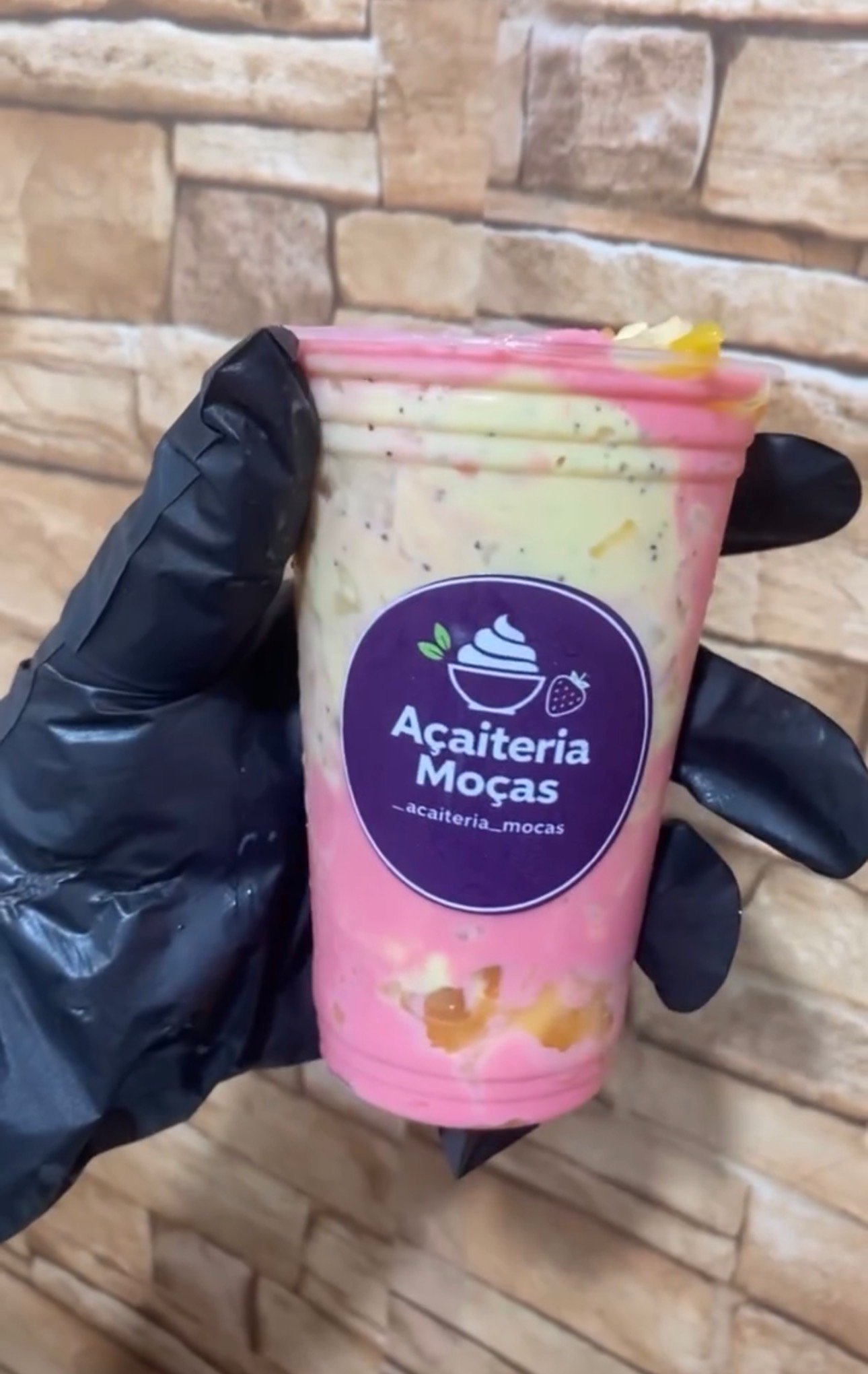 SALADA DE  FRUTA COM MOUSSE 400ML